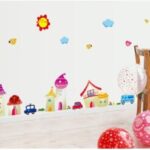 Wall sticker - Fairytale town size 50x70 ay7059 - Image 5