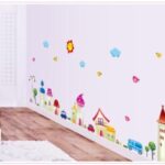 Wall sticker - Fairytale town size 50x70 ay7059 - Image 3