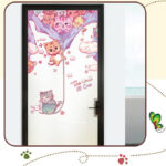 Cute Cat Door Sticker Or Wall Art Decoration Removable Stickers - Image 2