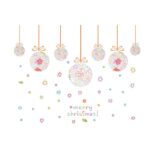 The new environmentally friendly PVC removable glass Christmas ball lob window dressing mall restaurant sticker SK9071 - Image 8