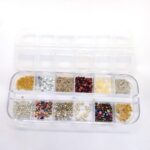 Nail Rhinestones 3D Crystal AB Clear Nail Stones Gems Pearl DIY Nail Art Decorations d9 - Image 2