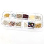 Nail Rhinestones 3D Crystal AB Clear Nail Stones Gems Pearl DIY Nail Art Decorations d9 - Image 3