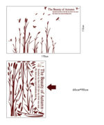 2024 New 3D Plant Removable  PVC Wall Stickers Home Decor Sticker - Image 6