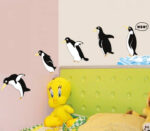 Penguin Pattern Wall Sticker for Kids Room ay1936 - Image 3