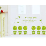 Ay7144 PVC Decorations with Novel Transparent Plant Designs for Living Rooms - Image 2