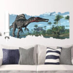 X002 Dinosaurs Wall Stickers for Kids Room Bedroom Nursery Background Mural Decor Removable Wall Decals - Image 3