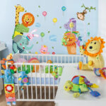 Sk9323 Cartoon Animal Wall Sticker - Image 3