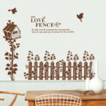 Bird's nest fence bedroom living room sofa background decoration beautification self-adhesive wall stickers - AliExpress 15 - Image 2