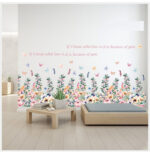 Colorful Flower Garden Wall Decal size 50x70 sk7179 - Image 3