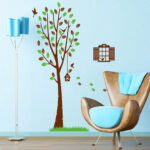 Flower Cane Sitting Room Background Can Remove Wall  Sticker - Image 2