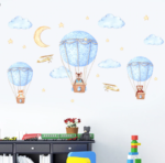 JM7343 Cute Hot-air Balloon Design Wall Sticker - Image 5