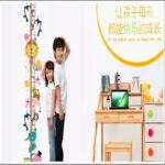 Kids Growth Chart Height Measurement Sticker Cute Animal for Kids Room School Decoration Wall Sticker - Image 4