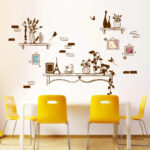 Classroom arrangement hostel creative photo photo frame wall stickers living room TV background bedroom decoration stickers Xh0304c - Image 2