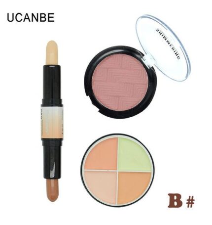 KISS BEAUTY 3 IN 1 FACE CONTOUR KIT 23001 '2