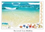 Creative 3D Beach Vinyl Wall Sticker Funny Realistic Art Floor Decals for Kids Rooms Bathroom Home Decor Waterproof XL8300 - Image 4