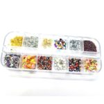 Nail Rhinestones 3D Crystal AB Clear Nail Stones Gems Pearl DIY Nail Art Decorations d6 - Image 2