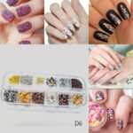 Nail Rhinestones 3D Crystal AB Clear Nail Stones Gems Pearl DIY Nail Art Decorations d6