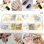 Nail Rhinestones 3D Crystal AB Clear Nail Stones Gems Pearl DIY Nail Art Decorations d8