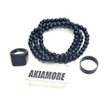 2020 New Fashion Men Bracelet Sets Trendy Handmade Classic Strand Stone Beaded Bracelet and Rings For Men - Image 2