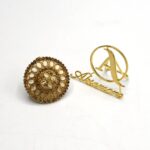 Golden Ring Gold Color Engagement Adjustable Size Finger Ring - Image 2