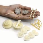 Pearls Hair Clips Pin for Women Fashion Geometric Flower Barrettes Headwear Girls Sweet Hairpins Hair Accessorie - Image 2