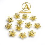 12 pcs 2020 New Women Metal Hair Clip Geometric Hairpin Gold Moon Round Hairgrip Barrette Girls Hair Accessories Styling Tools - Image 2
