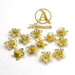 12 pcs 2020 New Women Metal Hair Clip Geometric Hairpin Gold Moon Round Hairgrip Barrette Girls Hair Accessories Styling Tools - Image 3