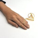 3 Pair Female Golden Party Ring Set Fashion  Round Engagement Rings For Women - Image 7
