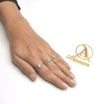 3 Pcs/Set Silver 2020 new set zircon circle opening ring women ring Fashion Party Wedding Ring jewelry - Image 2