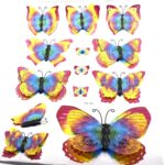Pack of 10 colorful butterflies - Image 4