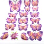 Pack of 10 colorful butterflies - Image 6