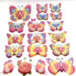 Pack of 10 colorful butterflies - Image 7