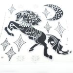 Black Room decor wall sticker - Image 4