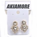 2020 Korean Earring New  Water Drop Crystal Pendant Drop Earring For Women Ear Ring Fashion Sweet Bowknot Brincos Cute Gift - Image 2