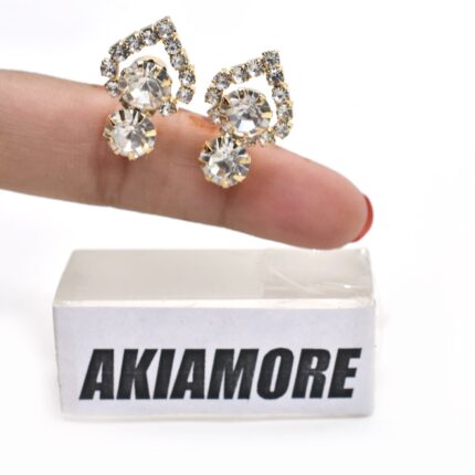 2020 Korean Earring New  Water Drop Crystal Pendant Drop Earring For Women Ear Ring Fashion Sweet Bowknot Brincos Cute Gift