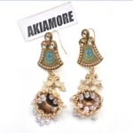 Fashion Colorful Tassel Indian Jhumka Earrings For Women Ethnic Vintage Gold Alloy Oxidized Bell Dangle Earrings - Image 8