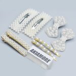 4 Pair Fashion Metal Pearl Hair Clips Decorations Women Hairpins Hair Barrettes Floral Girls Headwear Clamps Styling Accessories - Image 3