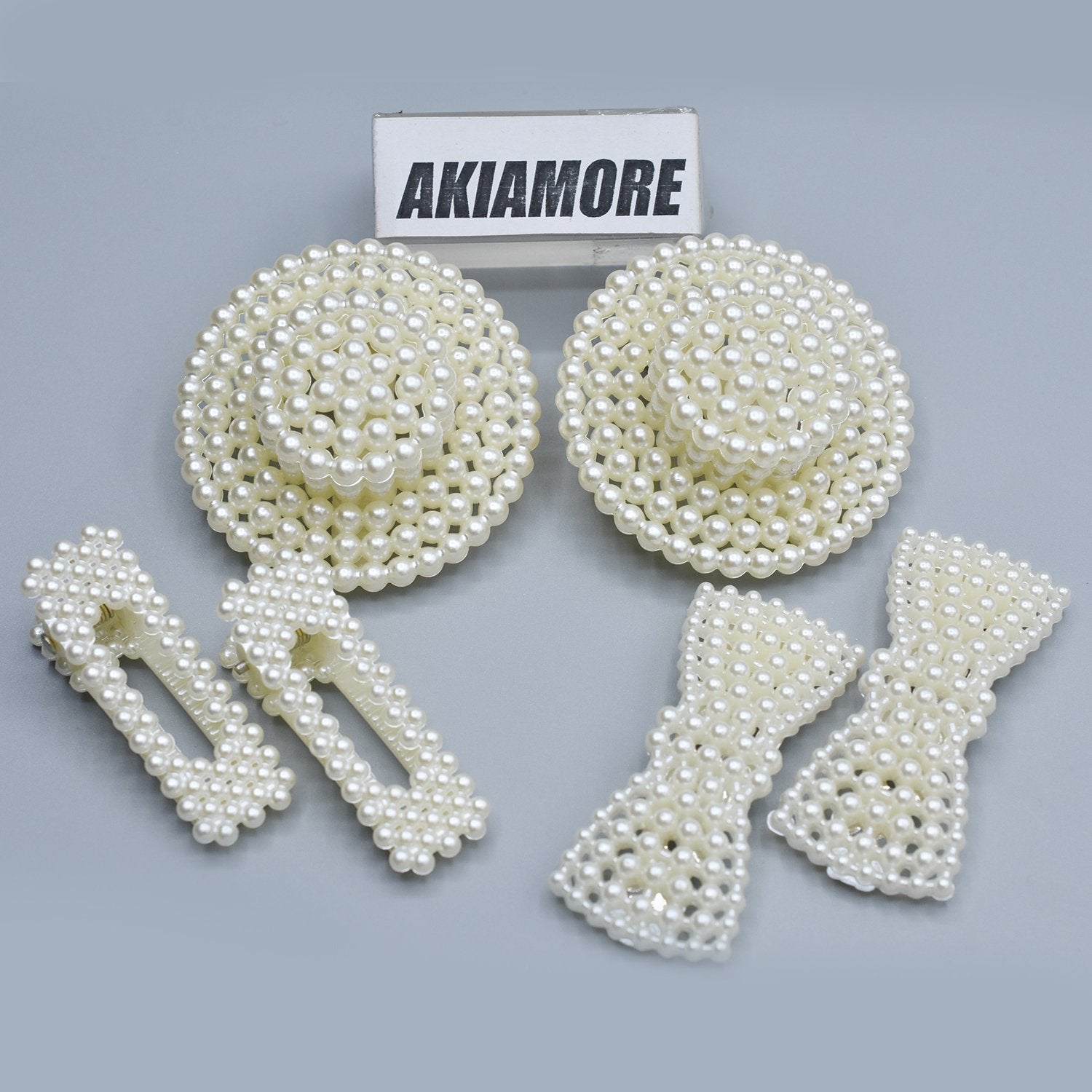 DSC_0179 3 Pair Hair Clipe Design Women Fashion Hair Barrettes Elegant Pearl Hair Clips Decorations Accessories - Image 1