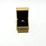 gold platted stylish zarcon ring - Image 2