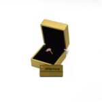 gold platted stylish zarcon ring - Image 4
