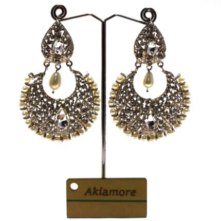 antique silver beautiful earrings