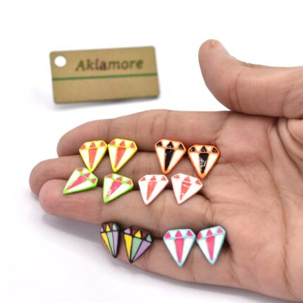 pack of 6 stylish diamond tops