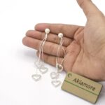 BEAUTIFUL HEART EARRINGS SILVER