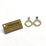 beautiful earrings golden - Image 2