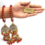 Bridal bangles with jhumar - Image 2