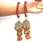 Bridal bangles with jhumar