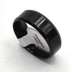 black finger ring for men's - Image 3