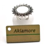 Black Mirror Adjustable Finger Ring - Image 4