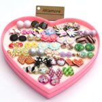 Earrings Multi Color Mixed ( 36 pairs/set)