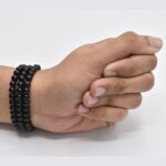 Black Bead Charm Bracelet For Men btfrbka4i-3